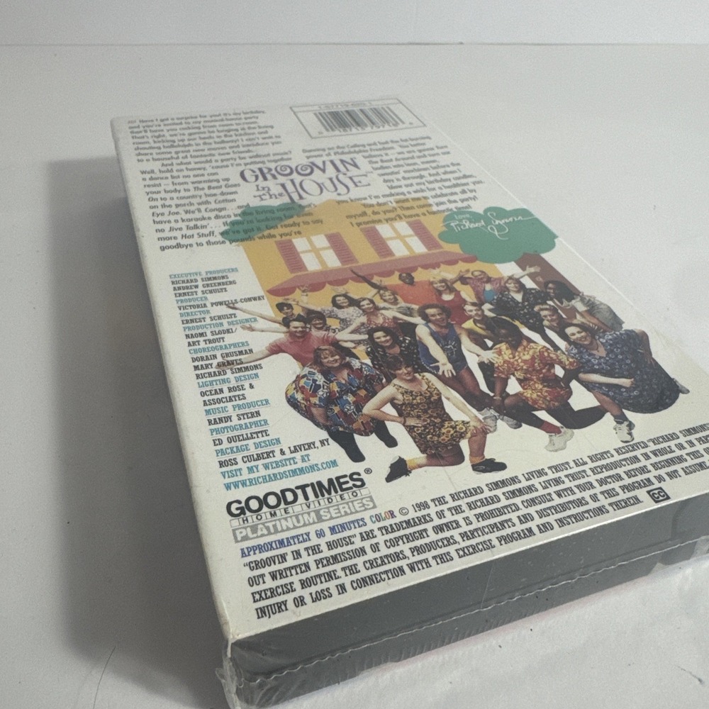 New Richard Simmons (VHS, 1998)‎ Groovin In The House Jazzercise ~Sealed - Picture 5 of 6